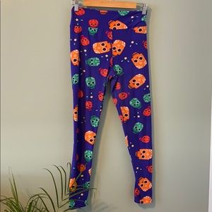 Lularoe Halloween sugar skull one size legging